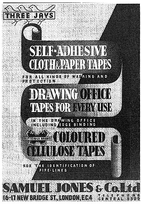 Samuel Jones Washers, Stencils & Tapes 1942                      