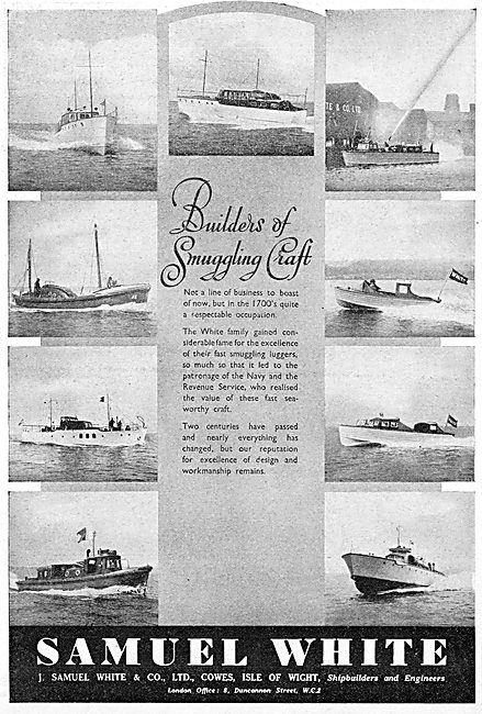 Samuel White Marine Craft 1941 Advert                            