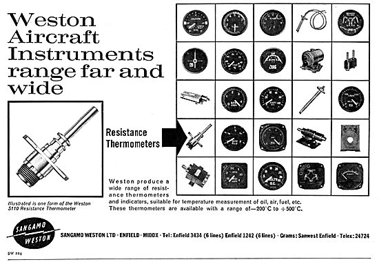 Sangamo Weston. Weston Resistance Thermometers                   