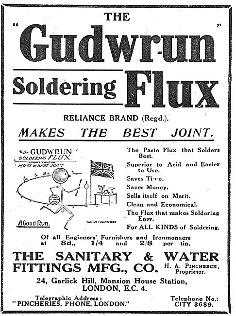 Sanitary & Water Co - Gudwrum Soldering Flux                     