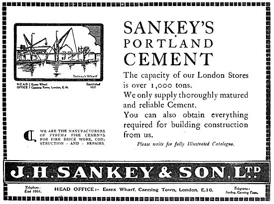 J.H.Sankey & Son. Builders Merchants                             