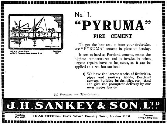 J.H.Sankey & Son. Builders Merchants                             