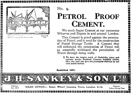 J.H.Sankey & Son. Builders Merchants                             