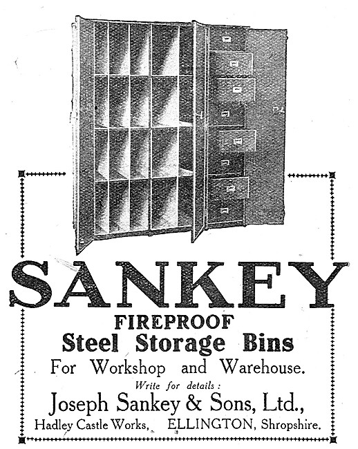 Sankey Fireprrof Storage Bins                                    