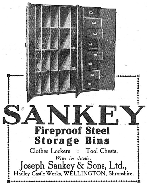 Sankey Fireproof Steel Storage Bins                              