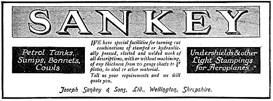 Joseph Sankey & Sons - Sheet Metal Work & Stampings              