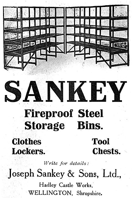 Sankey Fireproof Steel Storage Bins                              
