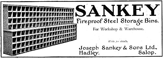 Sankey Fireproof Steel Storage Bins                              