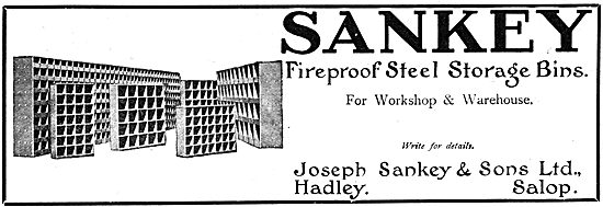 Sankey Fireproof Steel Storage Bins                              