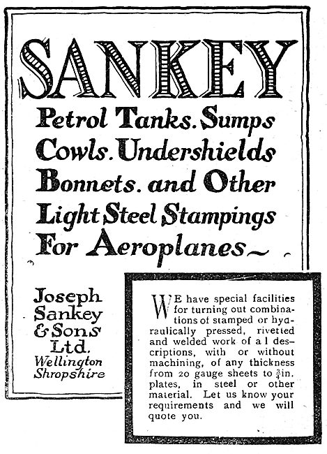 Joseph Sankey & Sons - Sheet Metal Work & Stampings              