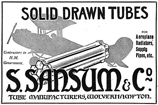 Sansum - Aeroplane Radiators & Pipework                          