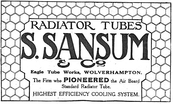 Sansum - The Firm Who Pioneered The Air Board Radiator Tube      