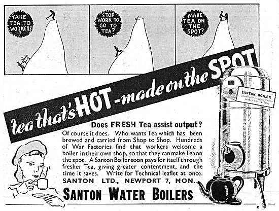 Santon Water Boilers - Factory Boilers For Tea Making            