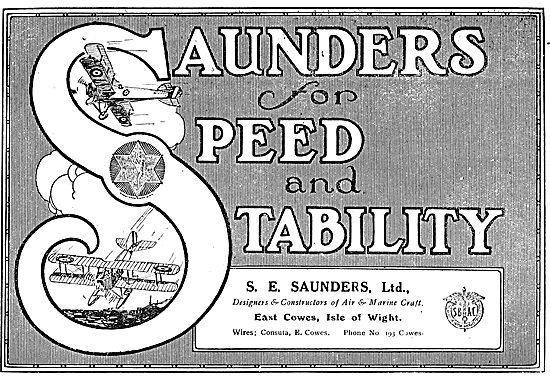 Saunders Aircraft For Speed & Reliability                        