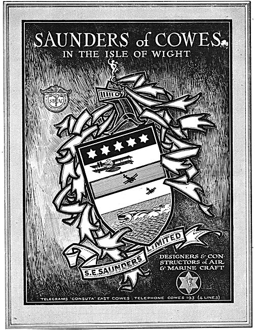 S.E. Saunders  - Designers & Constructors Of  Aircraft           
