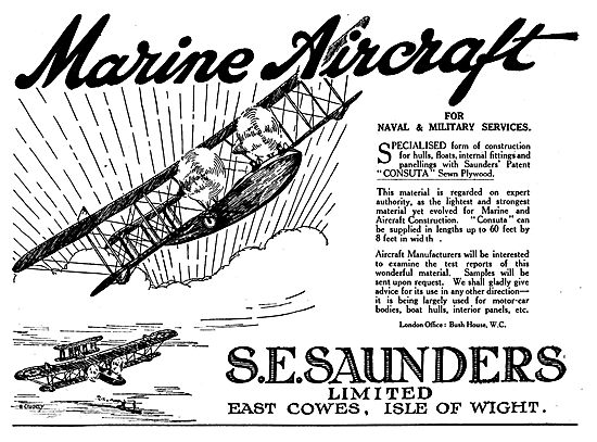 S.E.Saunders - Aircraft Constructors                             