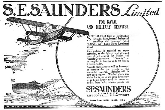 S.E. Saunders  - Consuta Super-Sewn Laminated Wood.              