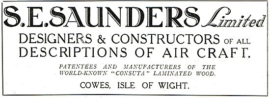 S.E. Saunders  - Patentees And Manufacturers Of Consuta Wood     