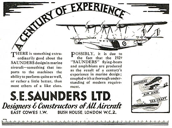 S.E. Saunders  - A Century Of Experience                         