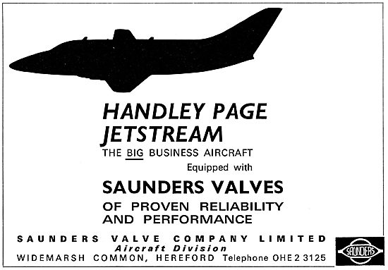 Saunders Valves For The Aircraft Industry                        