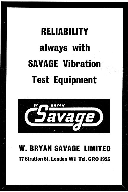 Savage Vibration Test Equipment For The Aircraft Industry        