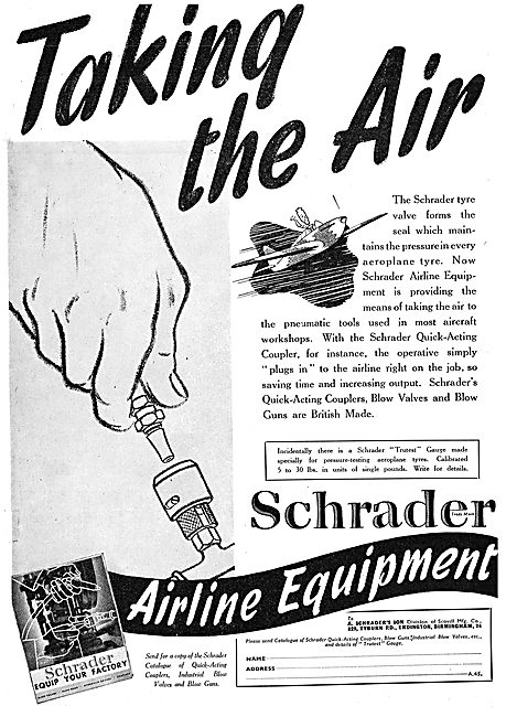 Schrader Pneumatic Air Line Equipment                            