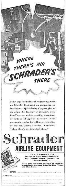 Schrader Pneumatic Air Line Equipment                            