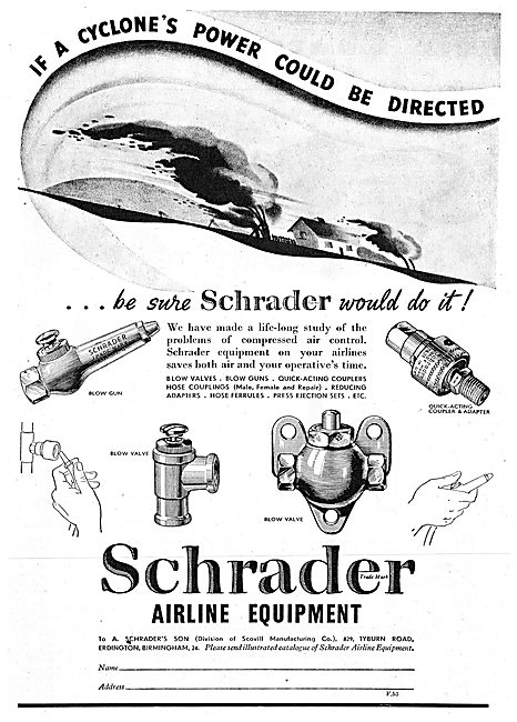 Schrader Pneumatic Air Line Equipment                            