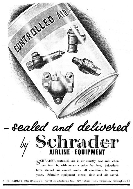 Schrader Pneumatic Air Line Equipment                            