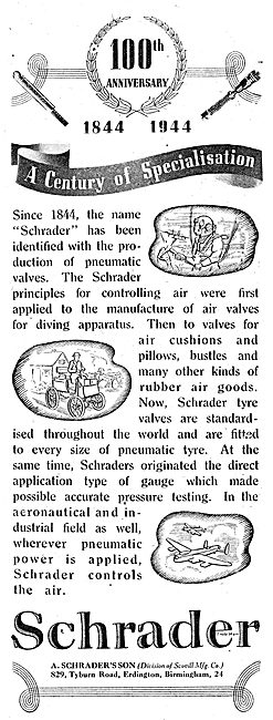 Schrader Pneumatic Air Line Equipment                            