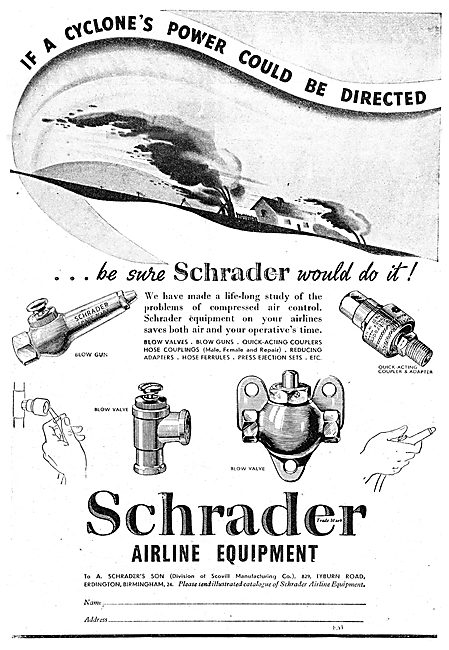 Schrader Pneumatic Air Line Equipment                            