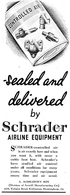 Schrader Pneumatic Air Line Equipment                            