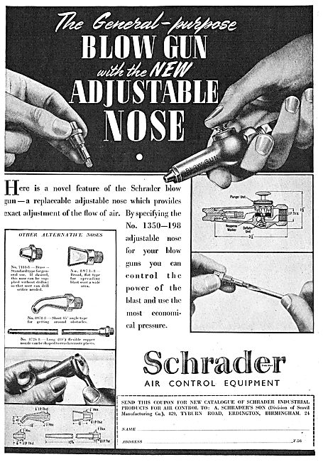 Schrader Pneumatic Air Line Equipment                            