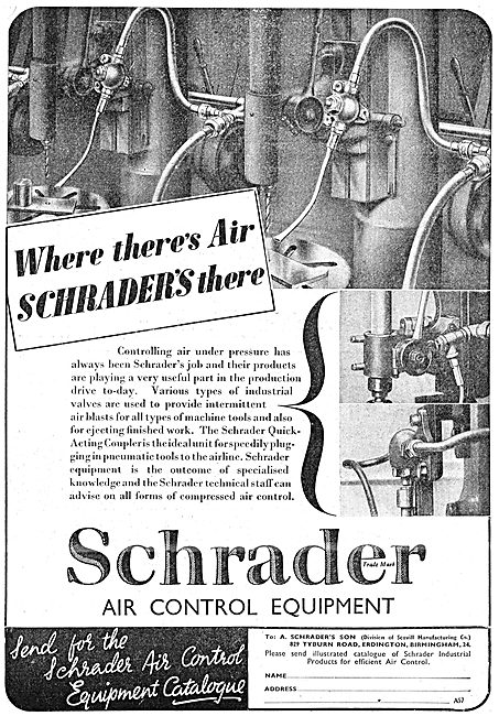 Schrader Pneumatic Air Line Equipment                            