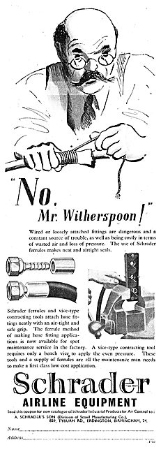 Schrader Pneumatic Air Line Equipment                            