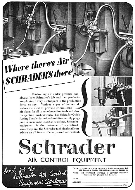 Schrader Pneumatic Air Line Equipment                            