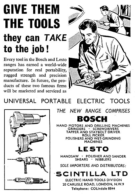 Scintilla Lesto Metal Shearing & Cutting Tool - Electric Hand Saw