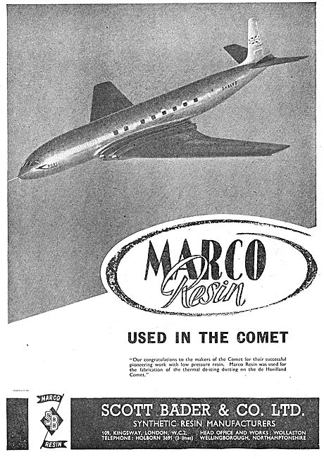 Scott Bader Marco Resin For Comet De-Icing Ducting               