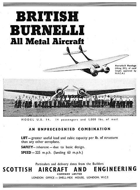 Scottish Aircraft British Burnelli UB14                          