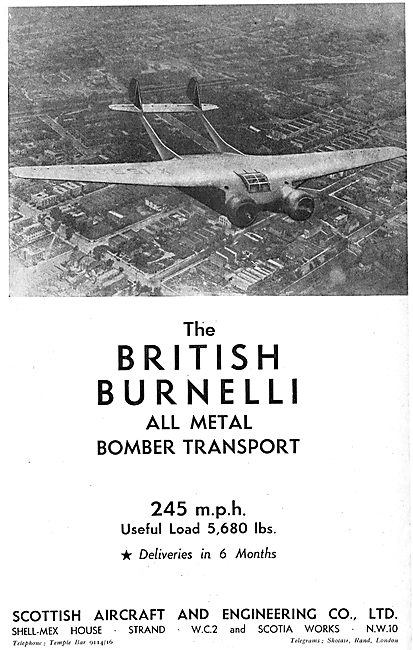 Scottish Aircraft British Burnelli - Lifting Fuselage            