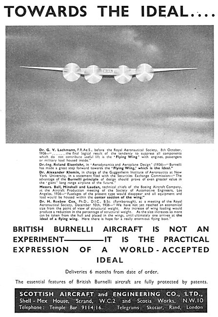 Scottish Aircraft British Burnelli - Lifting Fuselage            