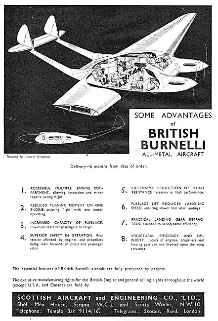 Scottish Aircraft British Burnelli - Lifting Fuselage            