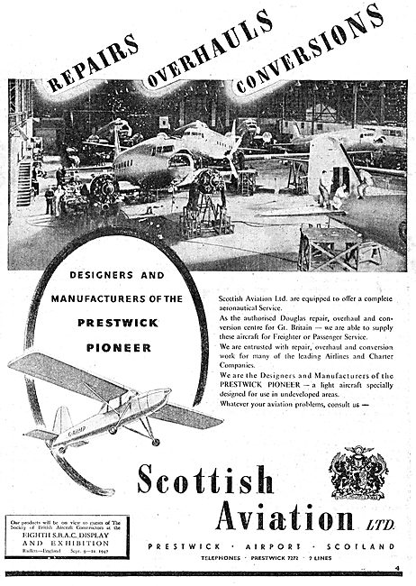 Scottish Aviation - Dakota DC3  Executive Conversions            