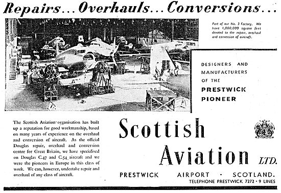 Scottish Aviation - C47 & C54 Repairs & Conversions              