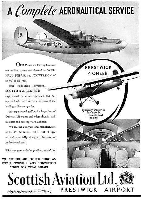 Scottish Aviation Prestiwick Pioneer                             