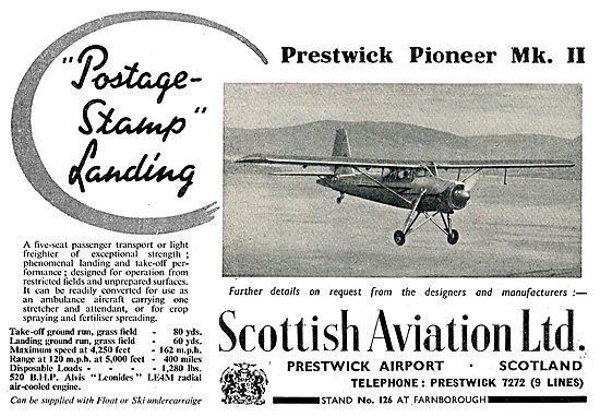 Scottish Aviation Prestwick Pioneer Mk II                        