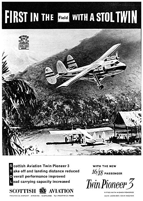 Scottish Aviation Twin Pioneer 3                                 