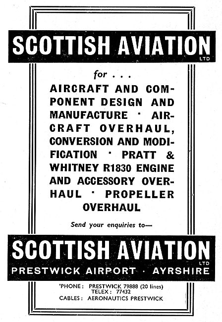 Scottish Aviation - Aircraft & Component Design                  