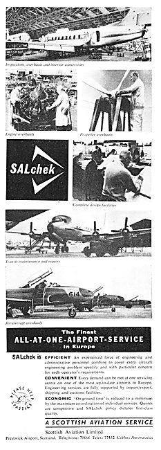 Scottish Aviation SALchek Aircraft Servicing                     
