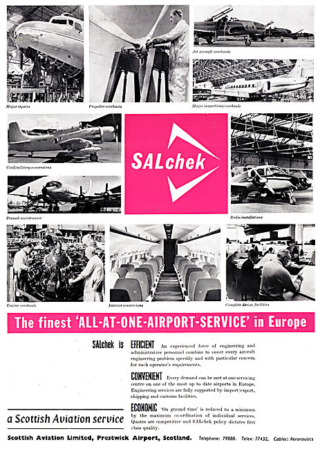 Scottish Aviation SALchek Aircraft Engineering Services          